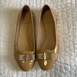Leather Tory Burch flats